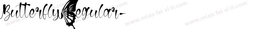 Butterfly Regular字体转换
